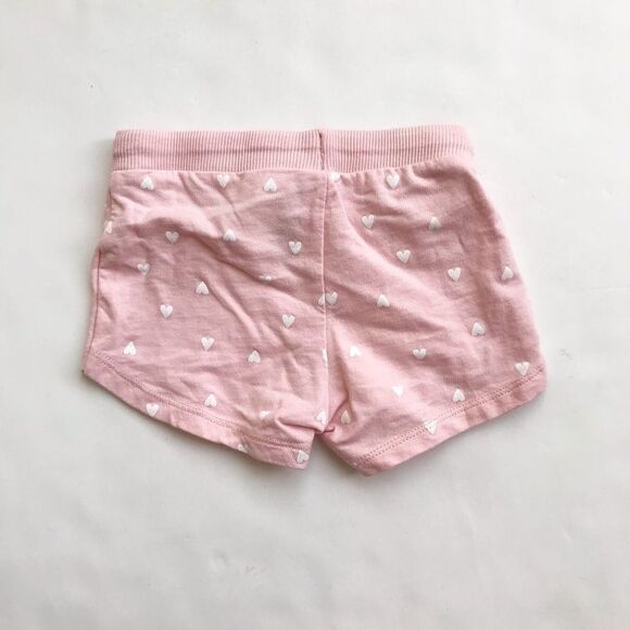 H&M pink heart print shorts EUC 9-12 months - Picture 5 of 5